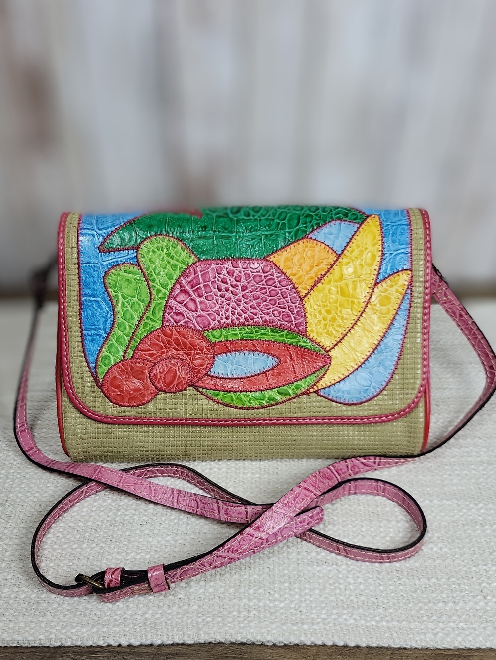 Patricia Nash Crossbody + Wallet - Picture 2 of 13